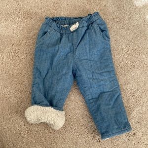 Gap baby Sherpa Lines Jeans